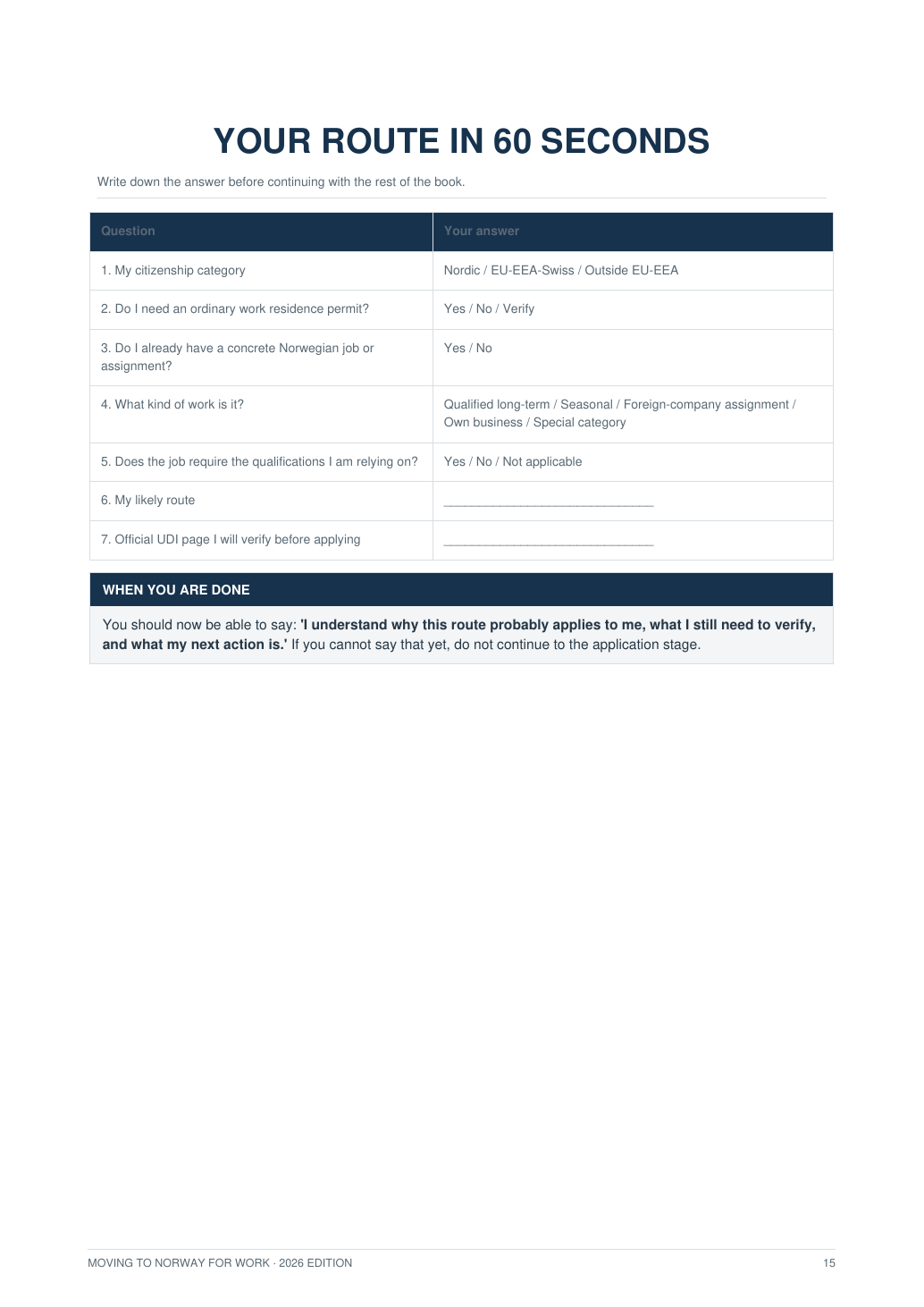 Interior guide page
